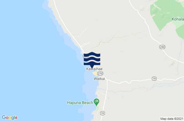 Mappa delle Getijden in Kawaihae Harbor, United States
