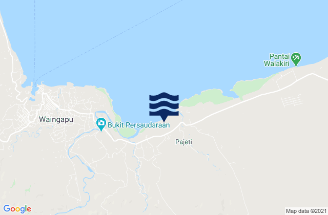 Mappa delle Getijden in Kawangu, Indonesia