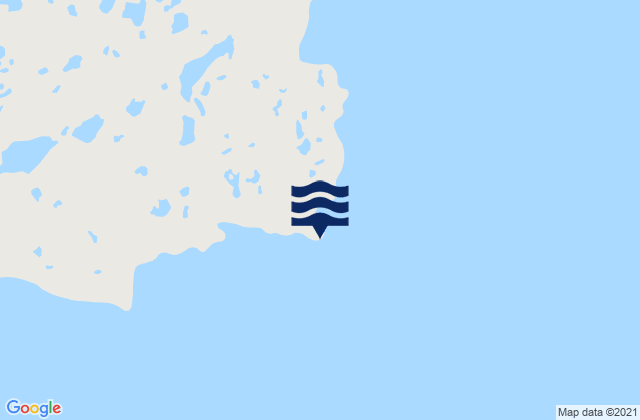 Mappa delle Getijden in Kean Point, Canada