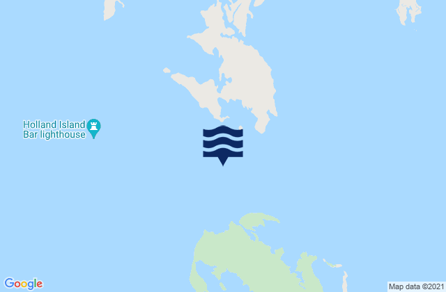 Mappa delle Getijden in Kedges Strait Buoy '4', United States