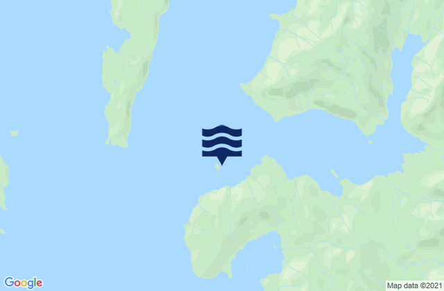 Mappa delle Getijden in Keete Island, United States