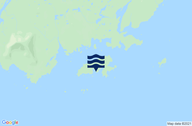 Mappa delle Getijden in Kelp Island, United States