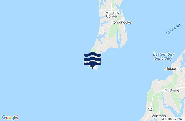 Mappa delle Getijden in Kent Point Marina, United States
