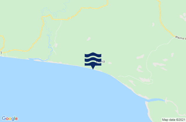 Mappa delle Getijden in Kerema, Papua New Guinea