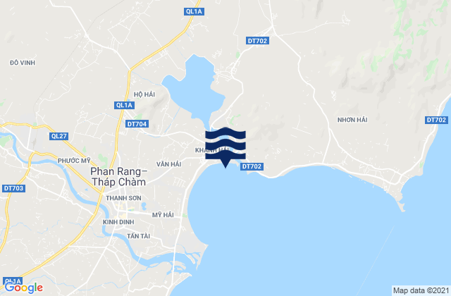 Mappa delle Getijden in Khánh Hải, Vietnam