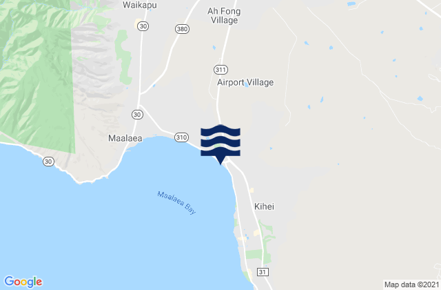 Mappa delle Getijden in Kihei (Maalaea Bay), United States