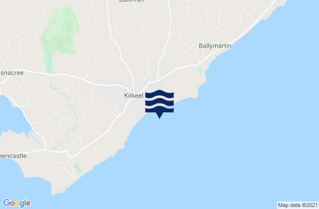 Mappa delle Getijden in Kilkeel Bay, United Kingdom