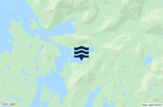 Mappa delle Getijden in Kimshan Cove (Ogden Passage), United States