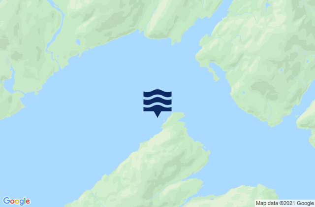 Mappa delle Getijden in Kings Bay Port Nellie Juan, United States