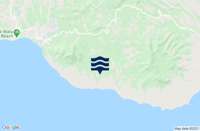 Mappa delle Getijden in Kipo, Indonesia