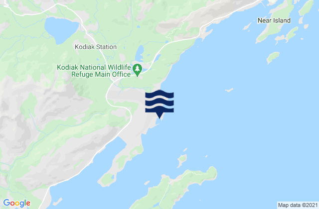Mappa delle Getijden in Kodiak (St. Paul Harbor), United States
