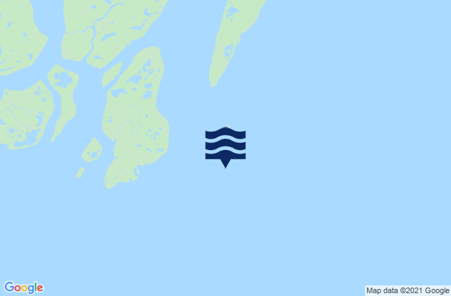 Mappa delle Getijden in Kokinhenik Island, United States