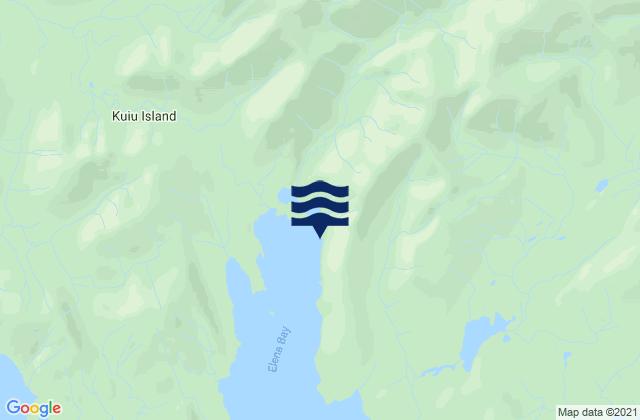 Mappa delle Getijden in Kuiu Island, United States