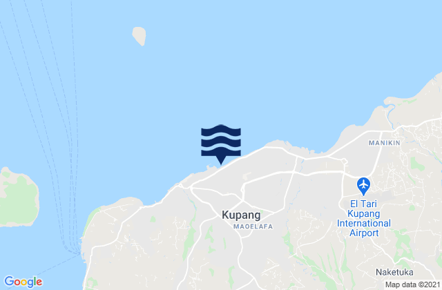 Mappa delle Getijden in Kupang, Indonesia