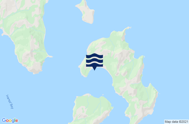 Mappa delle Getijden in Kupreanof Harbor (Paul Island), United States