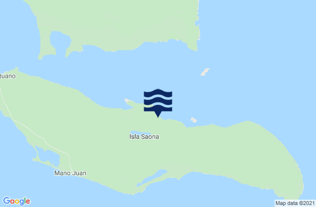 Mappa delle Getijden in La Romana, Dominican Republic