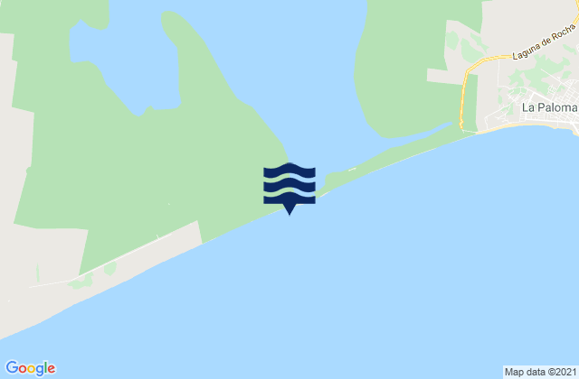 Mappa delle Getijden in Laguna de Rocha, Brazil