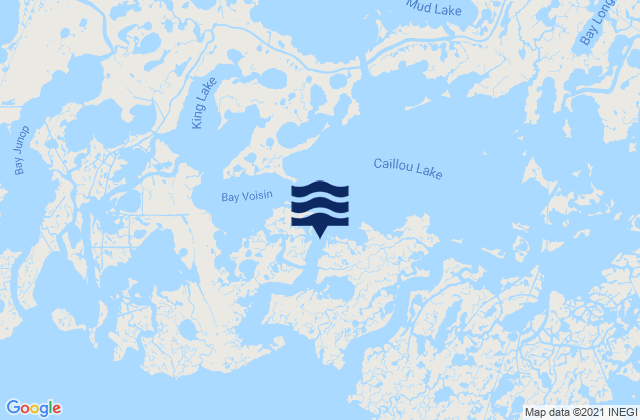 Mappa delle Getijden in Lake De Cade, United States