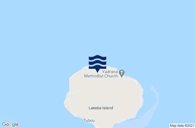 Mappa delle Getijden in Lau Province, Fiji