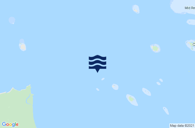 Mappa delle Getijden in Leggatt Island, Australia
