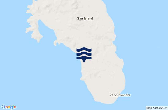 Mappa delle Getijden in Levuka, Fiji