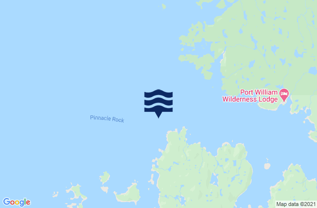 Mappa delle Getijden in Lighthouse Point Shuyak Island, United States