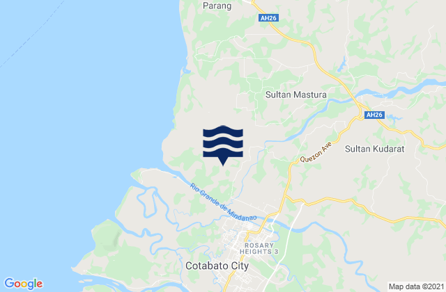 Mappa delle Getijden in Limbo, Philippines