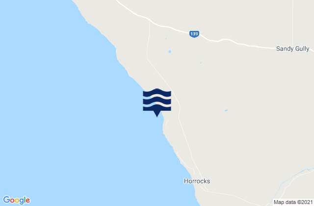 Mappa delle Getijden in Little Bay, Australia