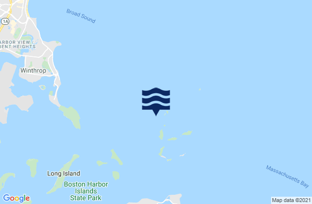 Mappa delle Getijden in Little Calf Island 0.4 n.mi. NW of, United States
