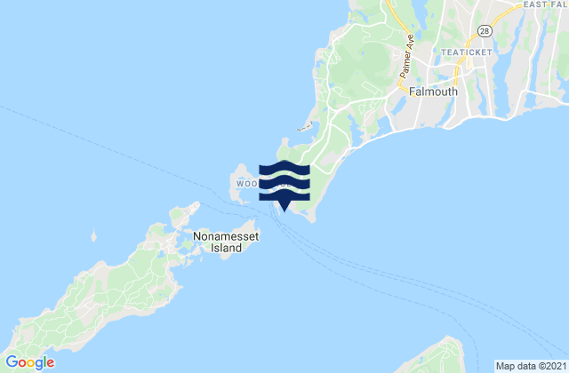 Mappa delle Getijden in Little Harbor, United States