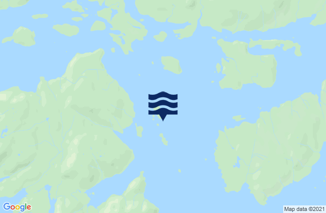 Mappa delle Getijden in Lively Islands, United States