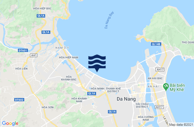 Mappa delle Getijden in Liên Chiểu, Vietnam