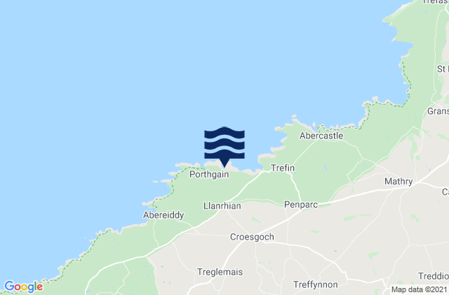 Mappa delle Getijden in Llanrhian, United Kingdom