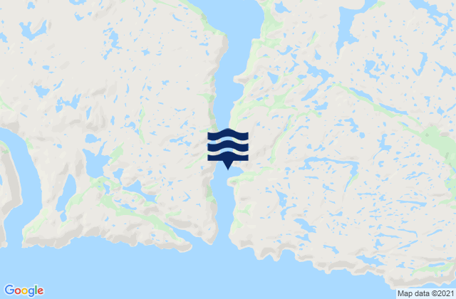 Mappa delle Getijden in Lock's Cove, Canada