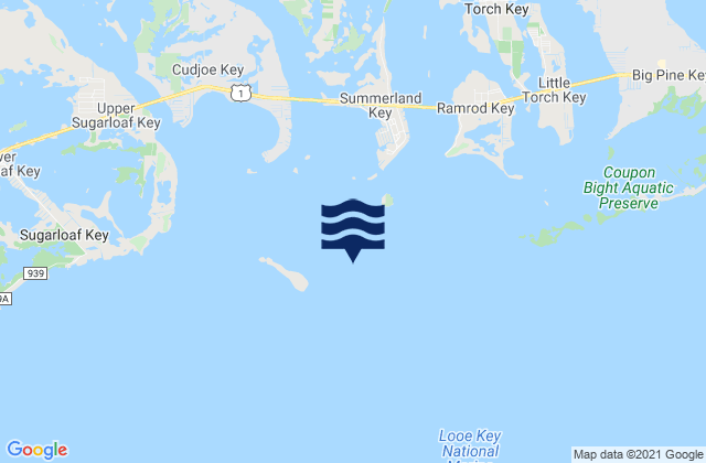 Mappa delle Getijden in Loggerhead Key East of, United States