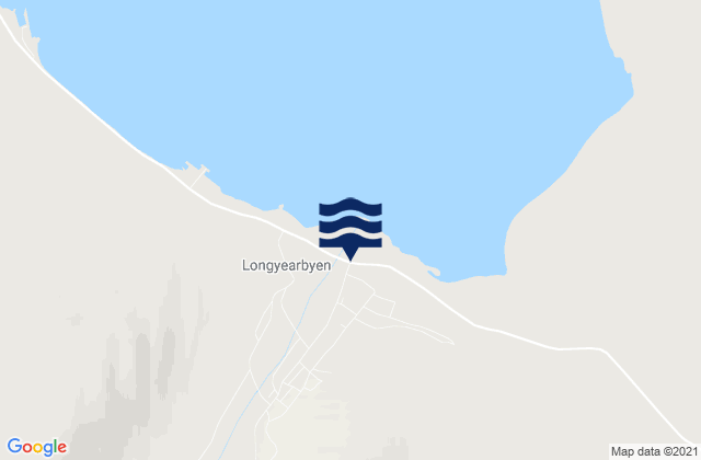 Mappa delle Getijden in Longyearbyen, Svalbard and Jan Mayen