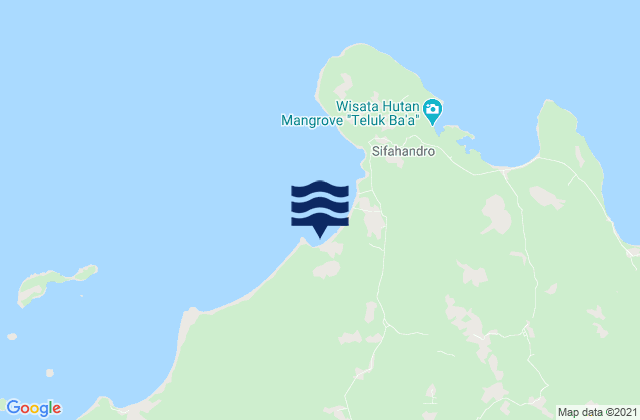 Mappa delle Getijden in Lotu, Indonesia