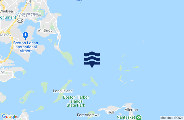 Mappa delle Getijden in Lovell Island 0.4 n.mi. north of, United States