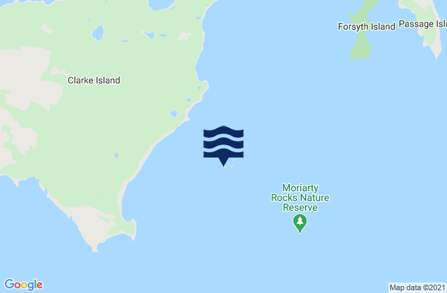 Mappa delle Getijden in Low Islets, Australia
