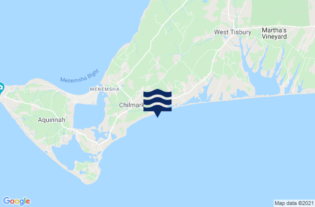 Mappa delle Getijden in Lucy Vincent Beach, United States