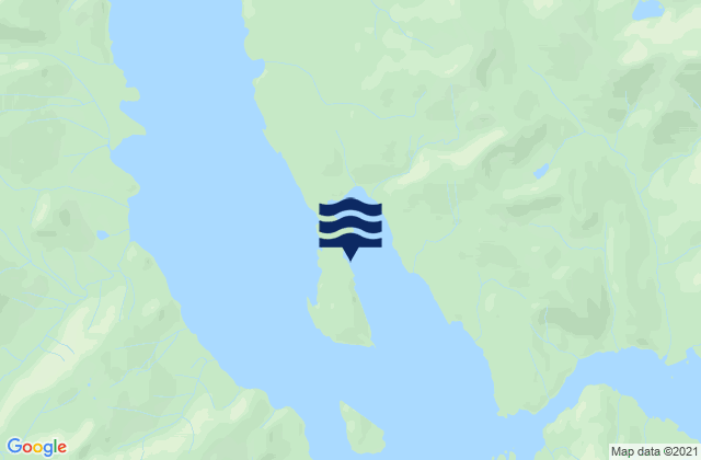 Mappa delle Getijden in Madan Bay, United States