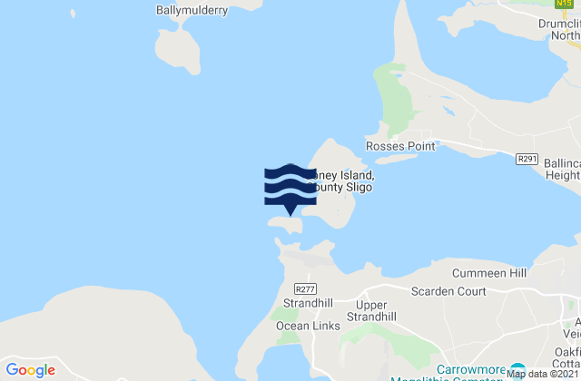 Mappa delle Getijden in Maguins Island, Ireland