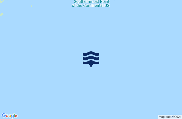 Mappa delle Getijden in Main Ship Channel Entrance, United States