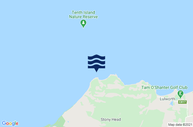 Mappa delle Getijden in Maitland Bay, Australia