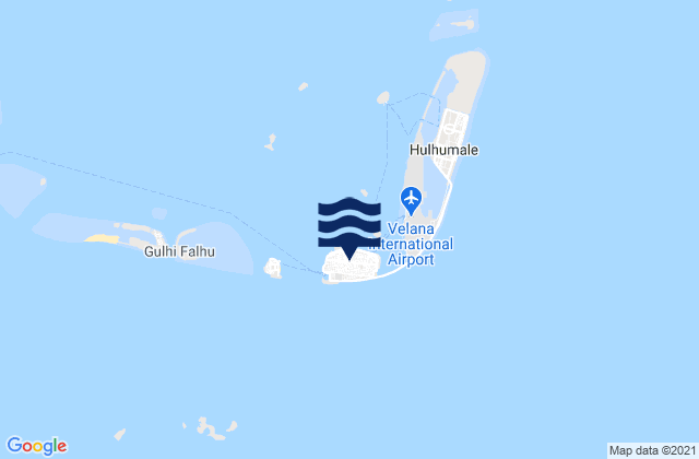 Mappa delle Getijden in Male, Maldives