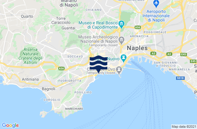 Mappa delle Getijden in Marano di Napoli, Italy