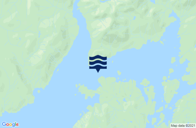 Mappa delle Getijden in Marble Island, United States