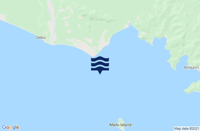 Mappa delle Getijden in Margarida, Papua New Guinea