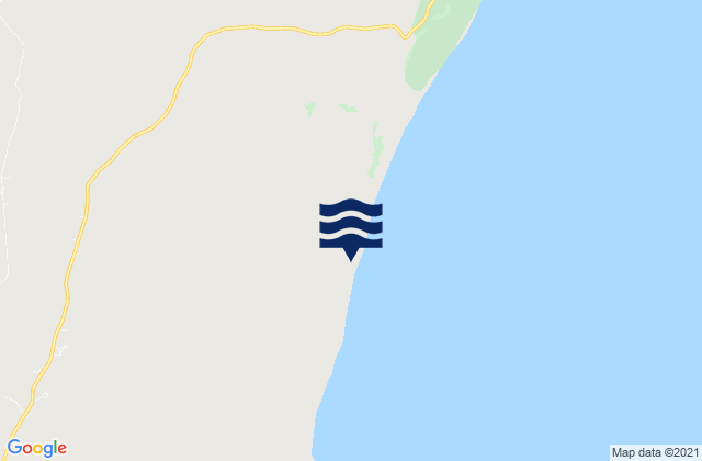 Mappa delle Getijden in Massinga District, Mozambique
