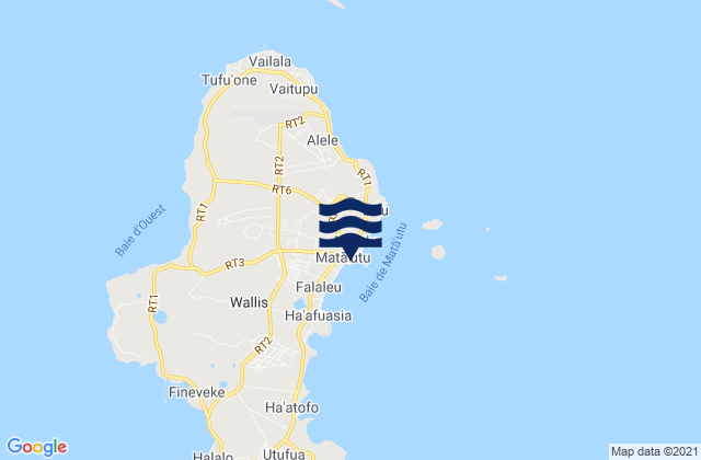 Mappa delle Getijden in Mata-Utu, Wallis and Futuna